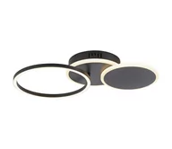 Lampy sufitowe - Leuchten Direkt 14116-18 - LED Plafon SEVENT LED/25,5W/230V czarny - miniaturka - grafika 1