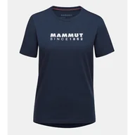 Koszulki sportowe damskie - Koszulka damska Mammut Core T-Shirt Women Logo Rozmiar: S / Kolor: ciemnoniebieski - miniaturka - grafika 1