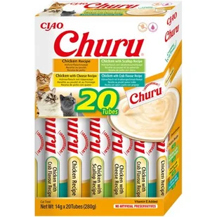 Inaba Cat Churu Varieties Chicken 20x14g (280G) - Przysmaki dla kotów - miniaturka - grafika 1