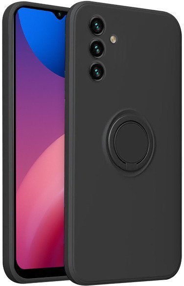 iLike Tylny pokrowiec Samsung Finger Grip Case for Samsung Galaxy A13 5G / A04S black GSM113344