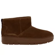 Buty sportowe damskie - Buty Tommy Hilfiger Cool Suede Snowboot FW0FW07662-GTU - brązowe - miniaturka - grafika 1