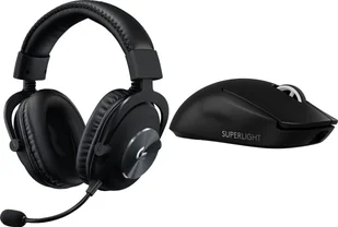 Logitech G Pro X Lightspeed Czarne 981-000907 + G PRO X SuperLight 2 910-006630 - Zestawy myszka + klawiatura - miniaturka - grafika 1