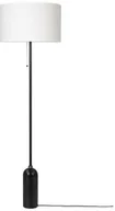 Lampy stojące - GUBI - Gravity Lampa Podłogowa Czarna Stal/Biała GUBI - miniaturka - grafika 1