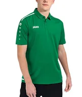 Koszulki męskie - JAKO JAKO Męska Striker 2.0 Polo, sportowy zielony/biały, 3XL 6319 - miniaturka - grafika 1