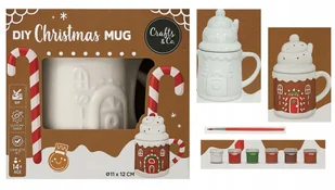 Kubek świąteczny do samodzielnego malowaniwa DIY christmas MUG na prezent - Zabawki kreatywne - miniaturka - grafika 1