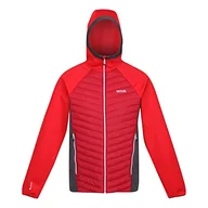 Kurtki męskie - Regatta Męska kurtka hybrydowa Andreson Vii Hybrid, Ciemnoczerwony/chiński czerwony, M - miniaturka - grafika 1