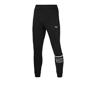 Mizuno Męskie spodnie dresowe treningowe, czarne, XL - Spodenki męskie - miniaturka - grafika 1