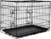 Sprzęt podróżny i transportery dla psów - Funfit Wielofunkcyjna metalowa klatka - kojec dla psa, kota i innych zwierząt L - miniaturka - grafika 1