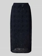 Spódnice - Spódnica midi z elastycznym pasem i tunelem - miniaturka - grafika 1