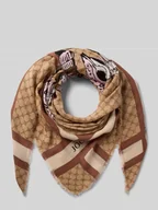 Apaszki i szaliki damskie - Szal z nadrukiem z logo model 'Adalia' - miniaturka - grafika 1