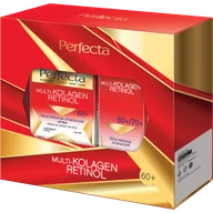 Zestawy kosmetyków damskich - Zestaw Perfecta Multikolagen Retinol Krem na dzień i na noc 60+ plus Krem pod oczy - miniaturka - grafika 1
