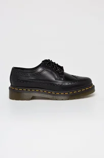 Dr. Martens półbuty 3989 kolor czarny na płaskim obcasie DM22210001 - Półbuty damskie - miniaturka - grafika 1