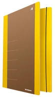 Teczki i skoroszyty - Donau Teczka z gumką kartonowa A4 500g LIFE żółta /2060001FSC-11/ DN1163-6 - miniaturka - grafika 1