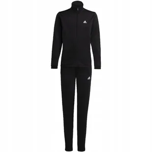 Dres dla dzieci adidas Essentials Big Logo Track Suit czarny IC5686 140cm - Dresy męskie - miniaturka - grafika 1