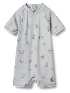 Wheat Kombinezon kąpielowy "Cas" w kolorze błękitnym - Pajacyki dla niemowląt - miniaturka - grafika 1