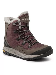 Merrell Trekkingi Antora Sneaker Boot Wp J066930 Bordowy - Kozaki damskie - miniaturka - grafika 1