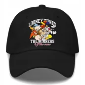Czapki i chusty sportowe męskie - Czapka Dziecięca z Daszkiem LOONEY TUNES WINNERS Dla Fana Kreskówek Czarna - miniaturka - grafika 1