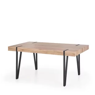 Stół 170 x 90 x 76 Yohann Dąb San Remo / Czarny Halmar - Stoły - miniaturka - grafika 1