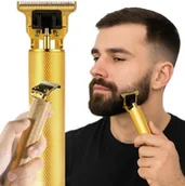 Maszynki do strzyżenia - Maszynka do włosów Maszynka do strzyżenia trymer brody włosów golenie złoty - miniaturka - grafika 1