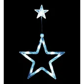 Ozdoby bożonarodzeniowe - Gwiazda ozdoba okienna 11 LED na baterie z przyssawką BULINEX - miniaturka - grafika 1