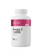 Witaminy i minerały - OstroVit, Omega 3 + ADEK, Suplement diety, 90 kaps. - miniaturka - grafika 1