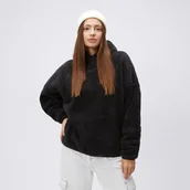 Bluzy damskie - REEBOK BLUZA CIEPŁA MIŚ PLUSZOWA DAMSKA R. L CZARNA KAPTUR OVERSIZE - miniaturka - grafika 1