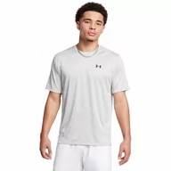 Koszulki sportowe męskie - Męska koszulka treningowa Under Armour UA Tech Vent SS - szara - UNDER ARMOUR - miniaturka - grafika 1