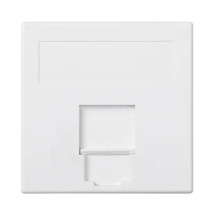 Kontakt Simon Adapter gniazd keystone z osłoną SIMON 500 - biały - Inne akcesoria elektryczne - miniaturka - grafika 1