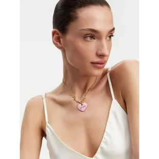 Naszyjnik Guess JUBN05 148JW Złoty - Naszyjniki - miniaturka - grafika 1