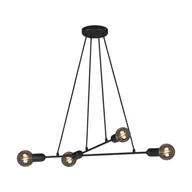 Lampy sufitowe - Kaja ALFRED OLSZEWSKI Żyrandol K-4380 z serii SITYA BLACK - miniaturka - grafika 1
