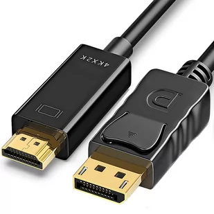 KABEL ADAPTER HDMI DISPLAY PORT DP PRZEJŚCIÓWKA 4K - Kable komputerowe i do monitorów - miniaturka - grafika 1
