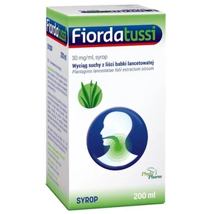 PHYTOPHARM KLĘKA S.A. Fiordatussi 30 mg/ml syrop 200 ml 6789112 - Przeziębienie i grypa - miniaturka - grafika 1