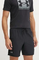 Spodenki męskie - Under Armour szorty do biegania Launch 7 Unlined kolor czarny 1382622 - miniaturka - grafika 1