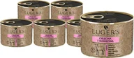 Mokra karma dla kotów - Karma mokra dla kotów Lugers cielęcina z jagnięciną zestaw 6 x 185 g - miniaturka - grafika 1