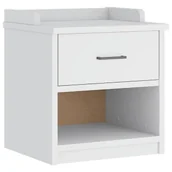 Ławki do przedpokoju - Mała szafka z siedziskiem biała Z7-F99 - miniaturka - grafika 1