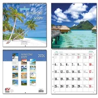 Kalendarze - EV-Corp Kalendarz 2026 30x60 13 planszowy Słoneczne Wyspy - kalendarz - miniaturka - grafika 1