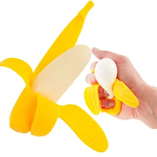 GNIOTEK ANTYSTRESOWY BANAN JAK PRAWDZIWY ZABAWKA SENSORYCZNA SQUISHY - Zabawki sensoryczne - miniaturka - grafika 1