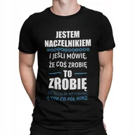 Koszulki męskie - KOSZULKA DLA NACZELNIKA PREZENT - miniaturka - grafika 1