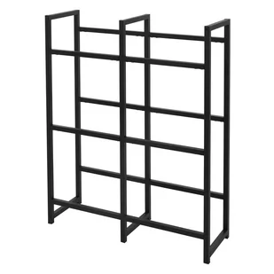 Stojak na skrzynki na napoje 6 skrzynek 91x31x116,5 cm antracyt metal ML-Design - Pojemniki kuchenne - miniaturka - grafika 1