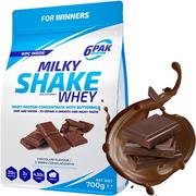 Odżywki białkowe - 6PAK - Odżywka białkowa  Milky Shake Whey białko WPC o smaku truskawkowym - miniaturka - grafika 1