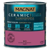 Farby wewnętrzne - MAGNAT Farba ceramiczna KitchenBathroom ulewny rodonit B19 2,5 l - miniaturka - grafika 1