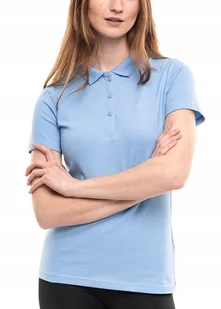 Koszulka Damska Polo 4F T-shirt Bluzka Polówka Sportowa Bawełniana r. L - Bluzki damskie - miniaturka - grafika 1