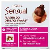 Depilacja - Joanna Plastry do depilacji twarzy Sensual do skóry suchej (12 sztuk) - miniaturka - grafika 1