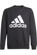 Bluzy dla dziewczynek - Bluza dziecięca Adidas BL SWT dresowa czarna-110 - miniaturka - grafika 1