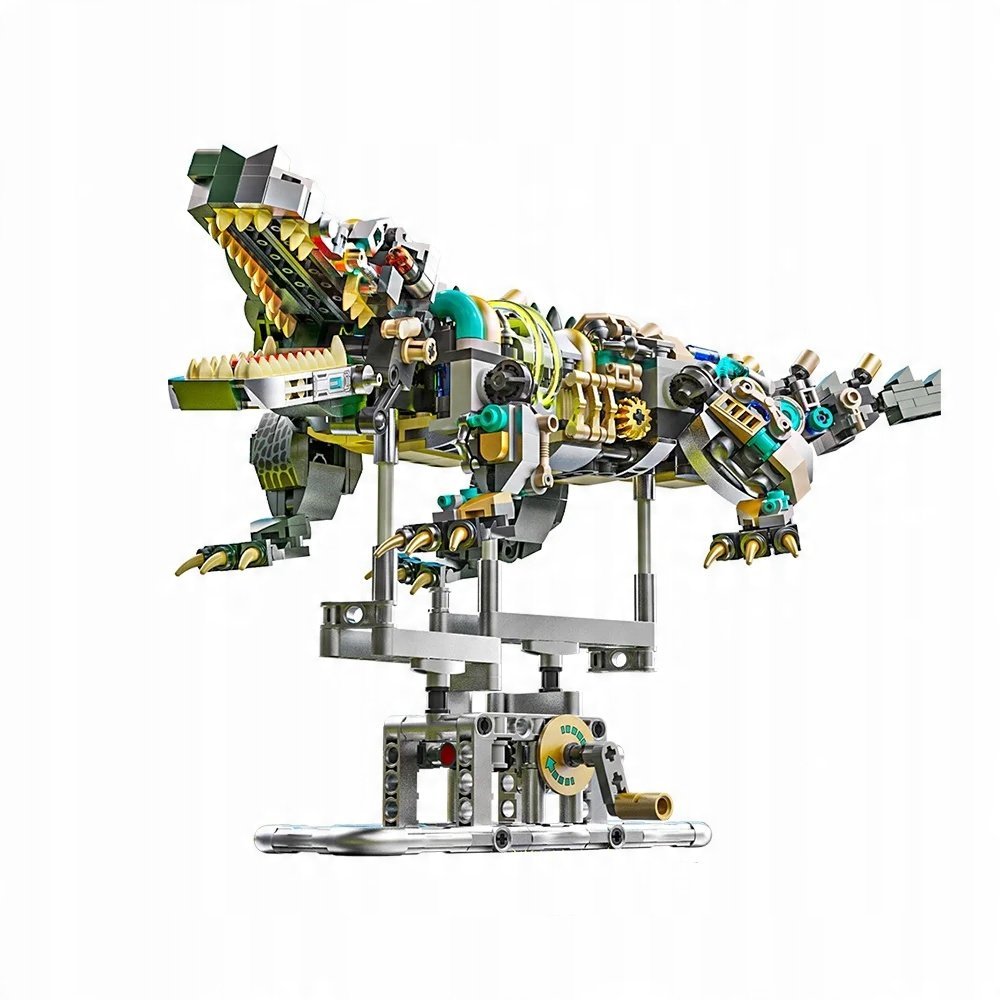 Klocki Krokodyl Mechaniczny Konstrukcyjne 996 Elementów Ruchome