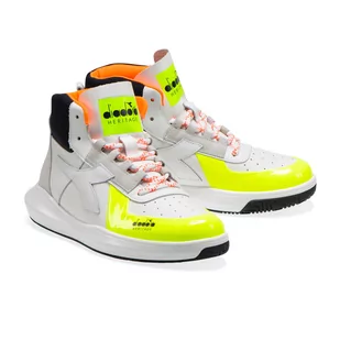 Sneakersy DIADORA MI BASKET H MDS FLUO - Moda i Uroda OUTLET - miniaturka - grafika 3
