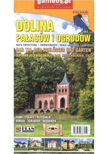 Mapa turystyczna - Dolina pałaców i ogrodów - Atlasy i mapy - miniaturka - grafika 1