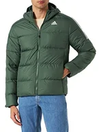 Moda i Uroda OUTLET - adidas Essentials Midweight Hooded Kurtka puchowa, Green Oxide, M - miniaturka - grafika 1