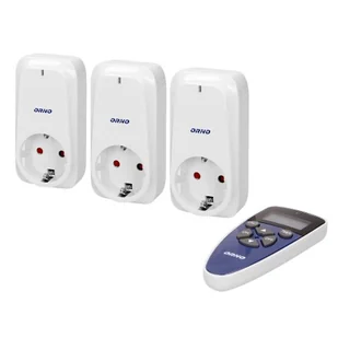 Orno Zestaw gniazd bezprzewodowych sterowanych pilotem z funkcją timera 3+1 OR-GB-434(GS) - Inne akcesoria elektryczne - miniaturka - grafika 2