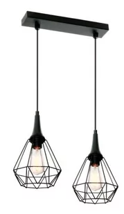 Lampex Designerska Lampa Wisząca Lofta 2 L 896/2L - Lampy sufitowe - miniaturka - grafika 1